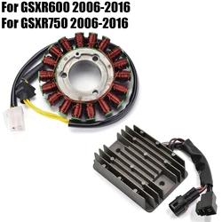 Stator Coil + Regulator Rectifier For Suzuki GSXR600 GSXR750 2006 - 2016 / GSX-R GSXR 600 750 2007 2008 2009 2010 2011 2012 2013