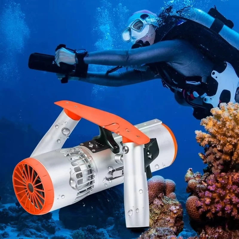 Afbeelding 3: Nieuwe K5 Handheld Onderwaterscooter Duikpropeller Freediving Snorkeluitrusting