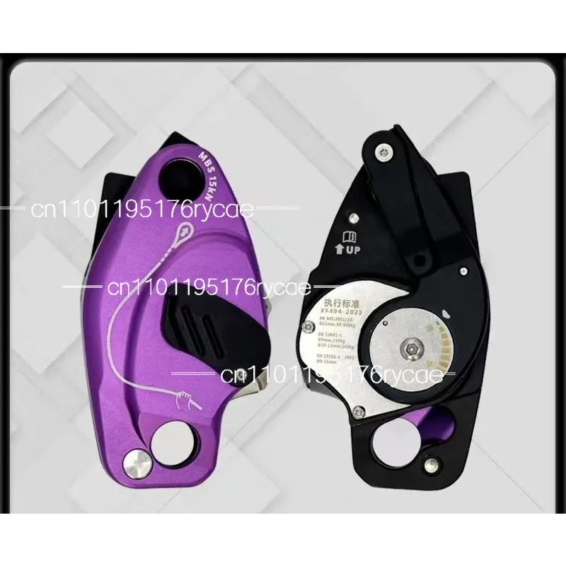 Descender pulley, ascender, climbing rope, outdoor aerial work, rock climbing device