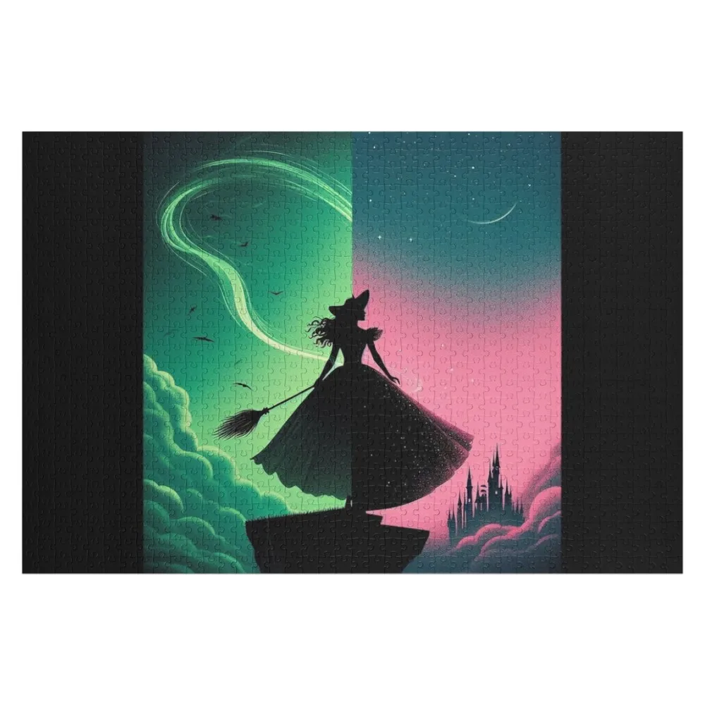 

Elphaba & Glinda Wicked the Musical Defying Gravity Jigsaw Puzzle Personalised Toys Works Of Art Puzzle
