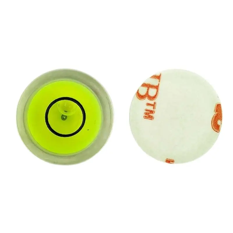 HACCURY Double-sided Adhesive Level Bubble Spirit Bubble Level with Adhesives