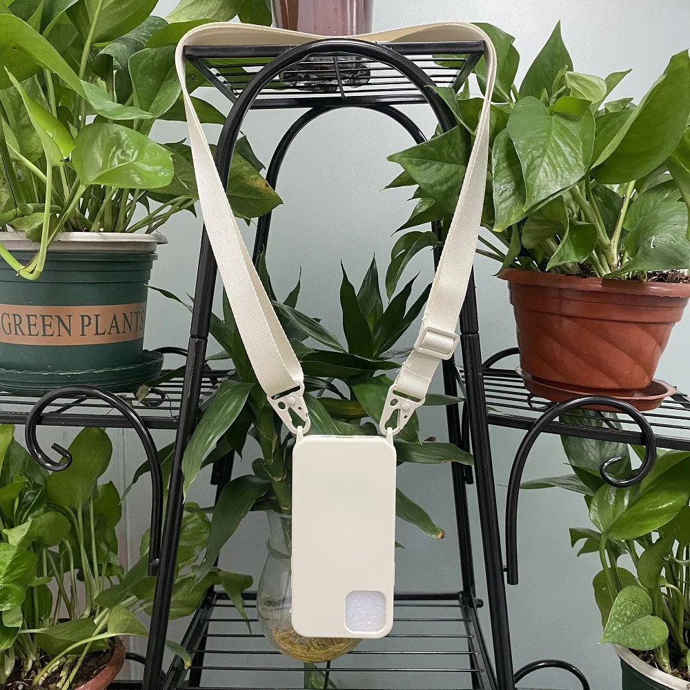 Adjustable Neck Cord Phone Strap Holder Phone Hanging Cord Phone Lanyards Colorful Nylon Necklace Shoulder Rope