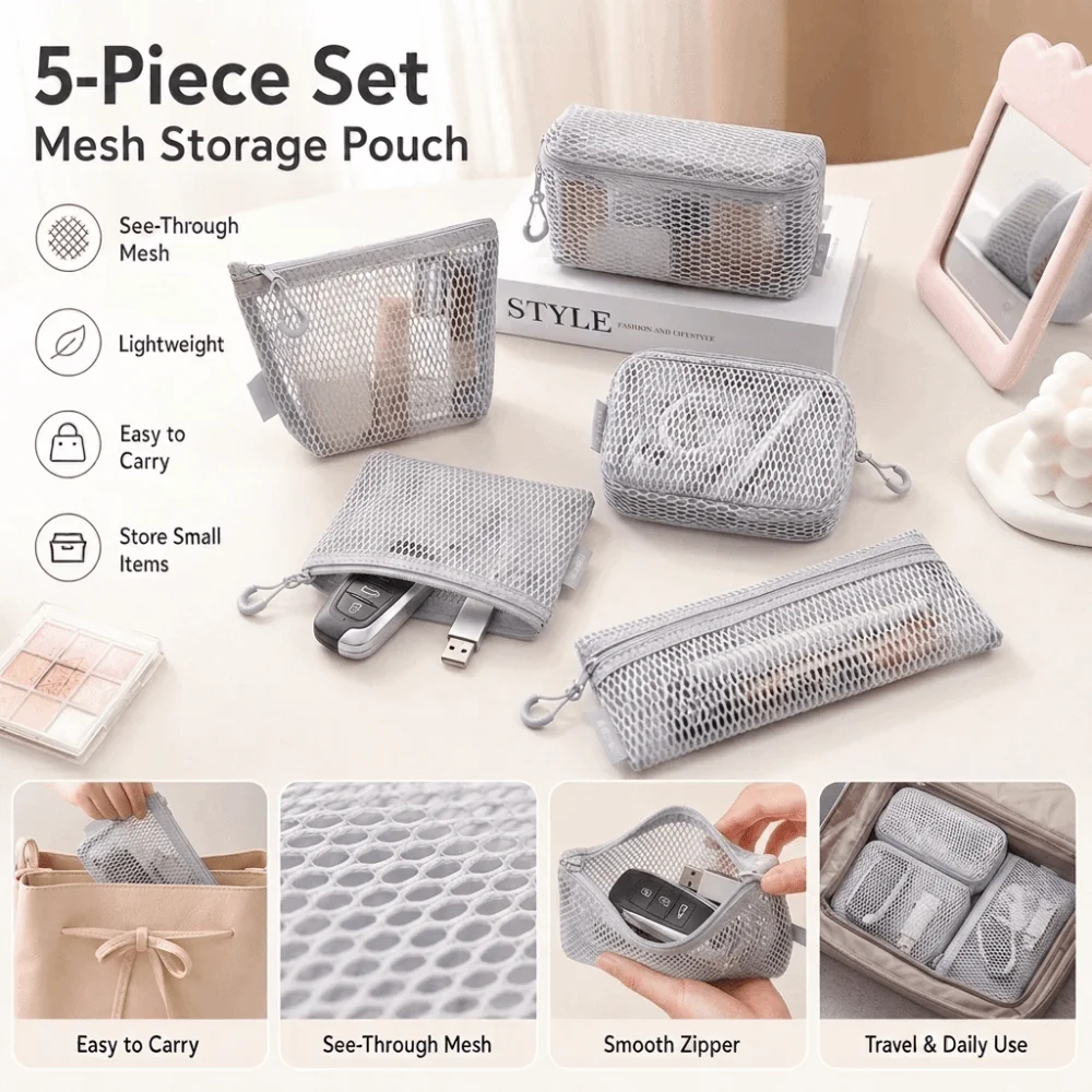 Nylon Transparent Storage Bag - Travel Accessories Online recension och pris