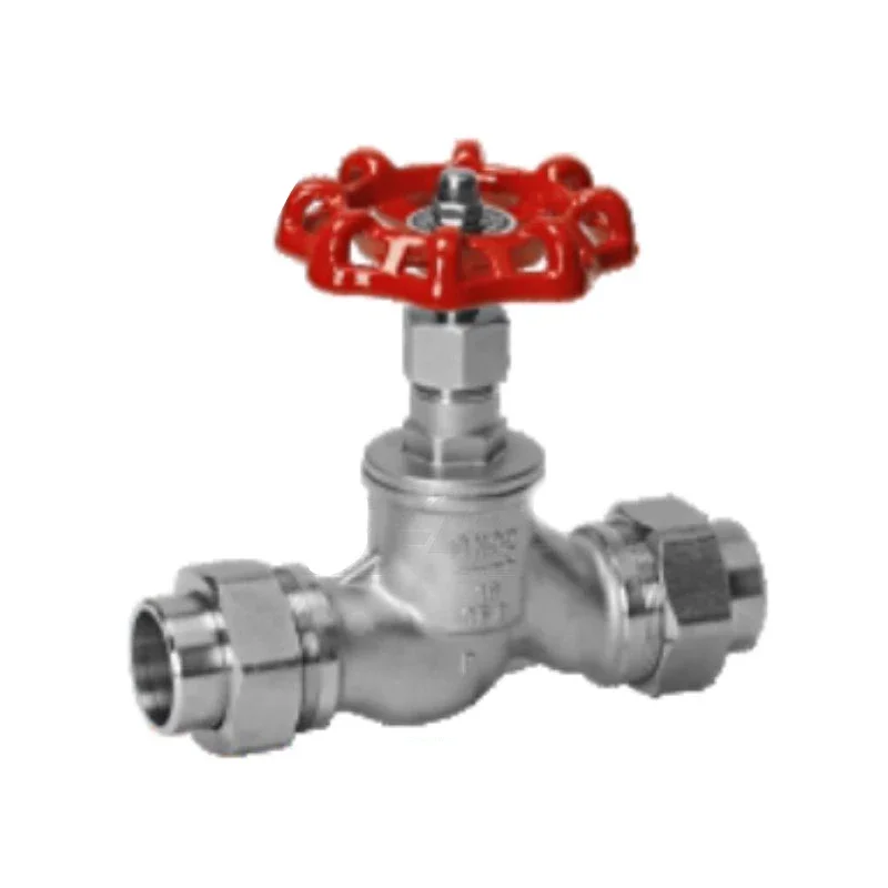 304 Stainless Steel S-type Live Joint Globe Valve 1/2