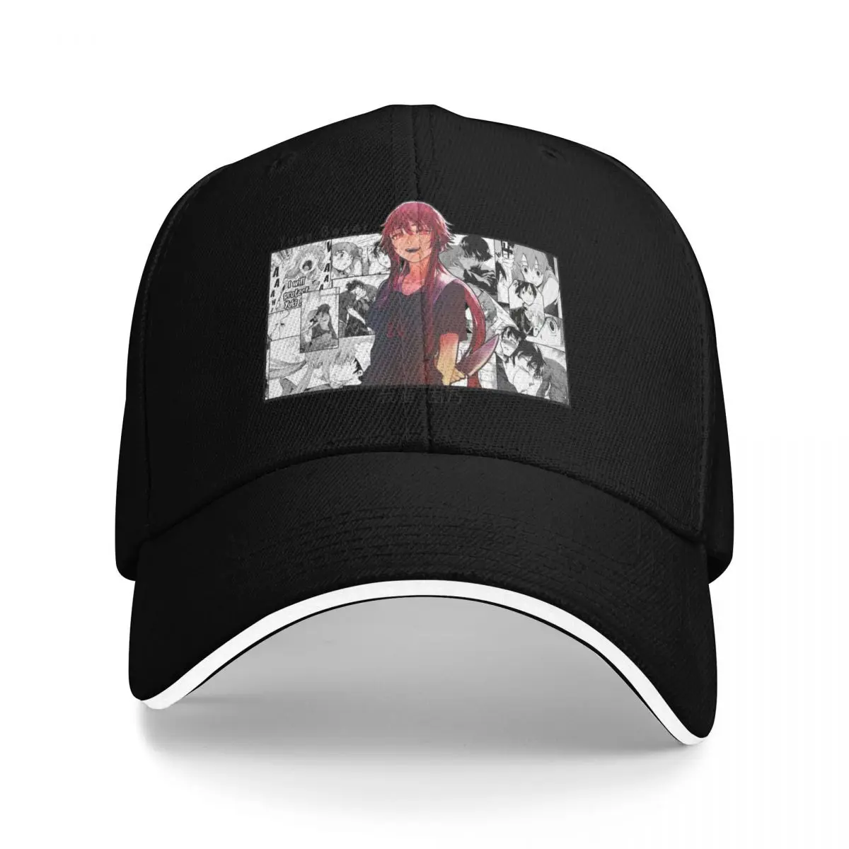 

Yuno Gasai - Future Diary Baseball Cap Unique hats Uv Protection Solar Hat Beach Outing Gentleman Hat Caps For Men Women's