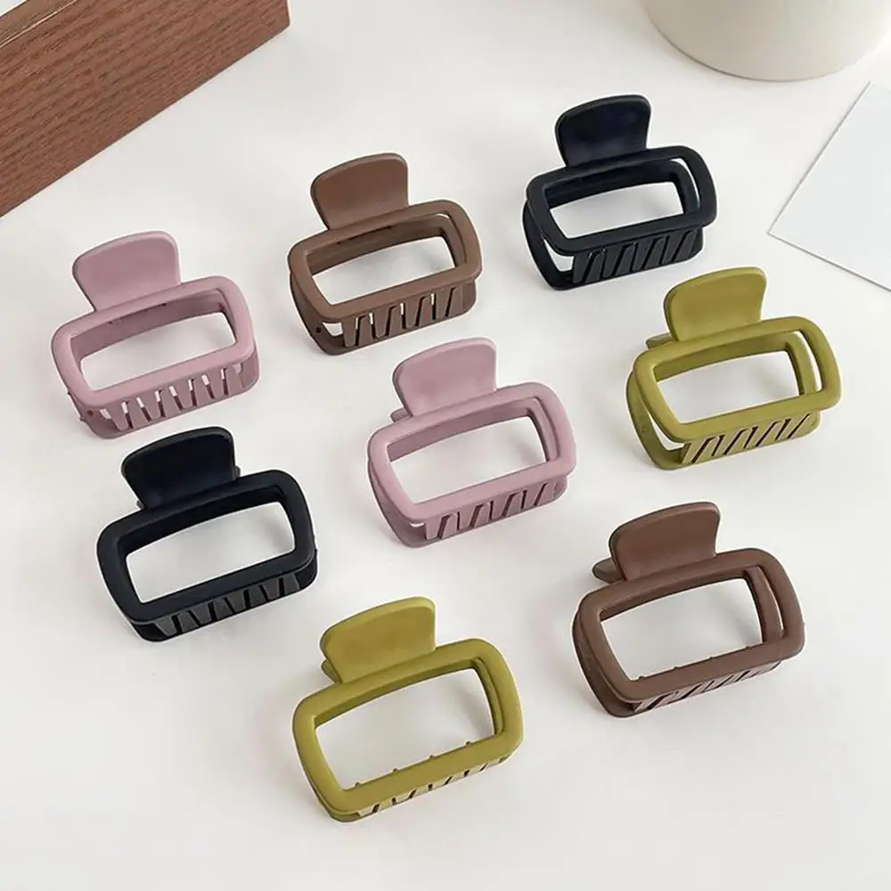 Korean Style Square Hair Claw Clips Elegant Lightweight Mini Instagram hair clip for catching sharks Hairgrips Hair Accessories