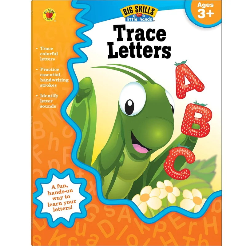 Big Skills For Little Hands Trace Letters Handwriting Workbook For Kids Ages 3 Carson Dellosa 9781620574447