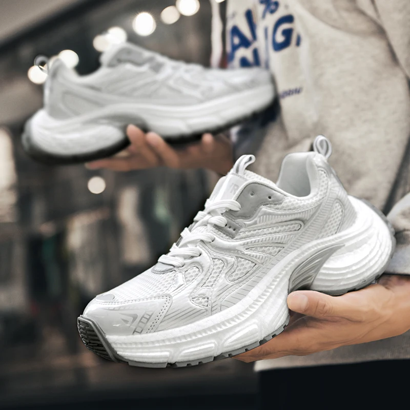 

2025 new men's casual shoes,walking shoes,sneakers strolling shoe soft-soled non-slip Casual unisex shock-absorbing Soft Sole