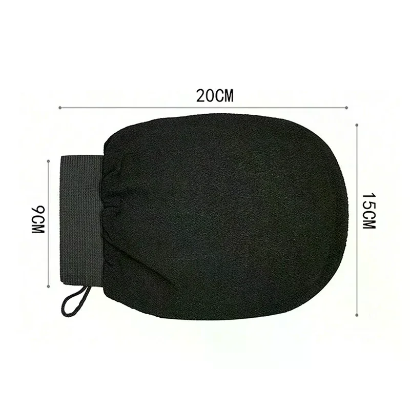 듀얼 사이드 각질 제거 장갑 - 깊은 클렌징 및 각질 제거를 위한 실리콘 바디 스크러버, 목욕 및 샤워용