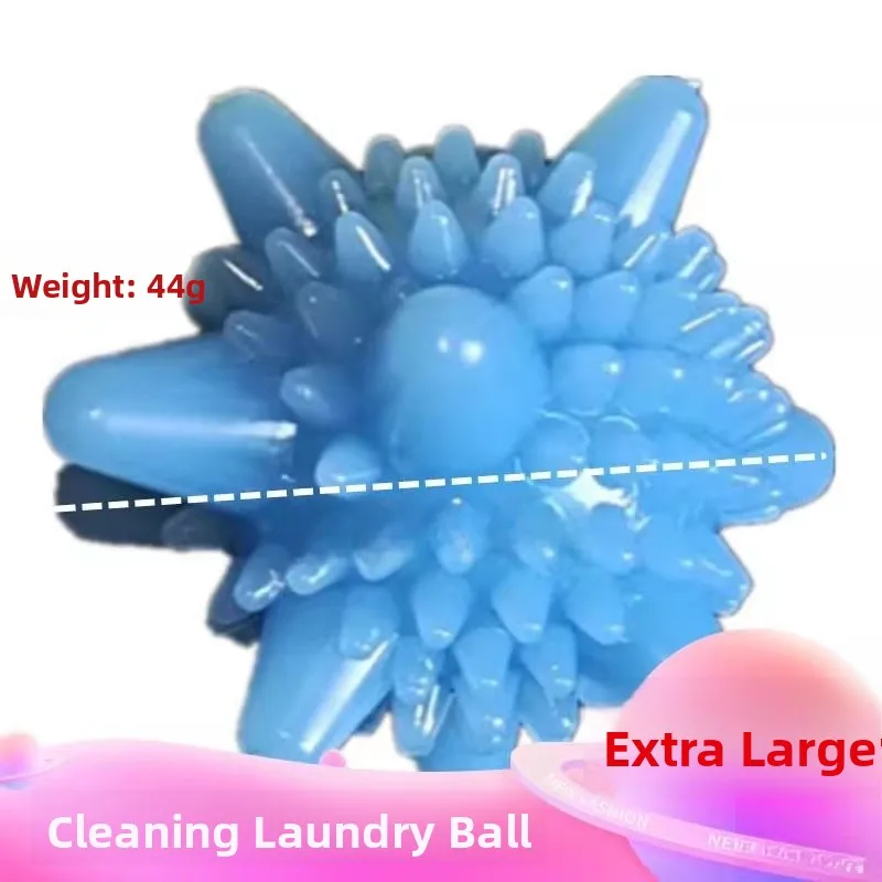Extra Large Magic Laundry Balls Friction Cleaning Balls for Front Load Washing Machines Stain Removal Anti-Tangle