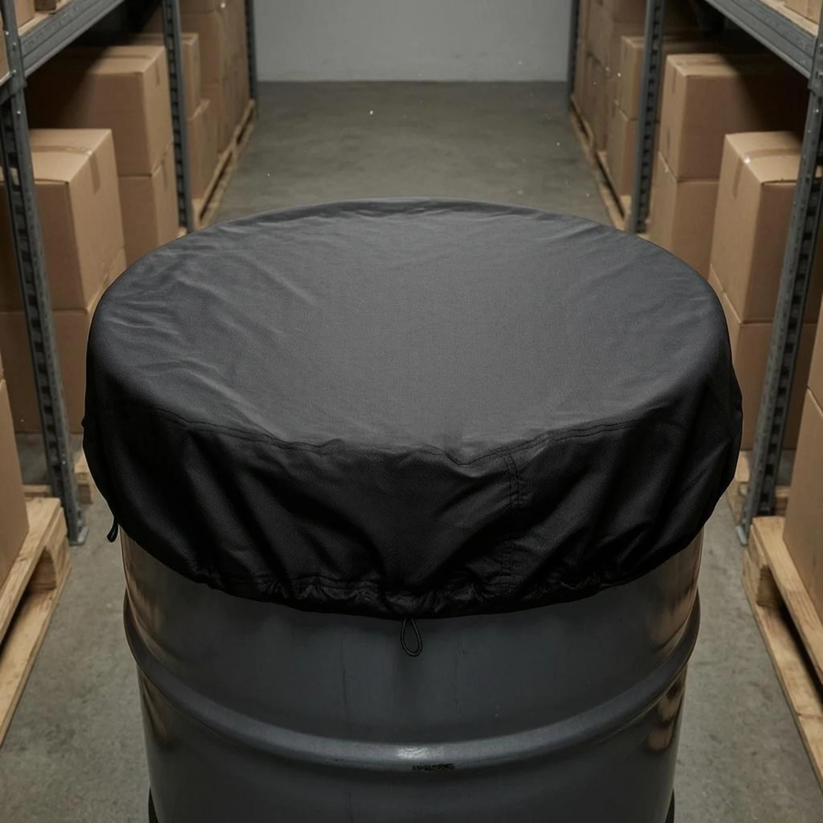 55-Gallon Drum Cover Sheltering 55 Gallon Drum Cover Industrial Storage Easy to Clean PU Coated