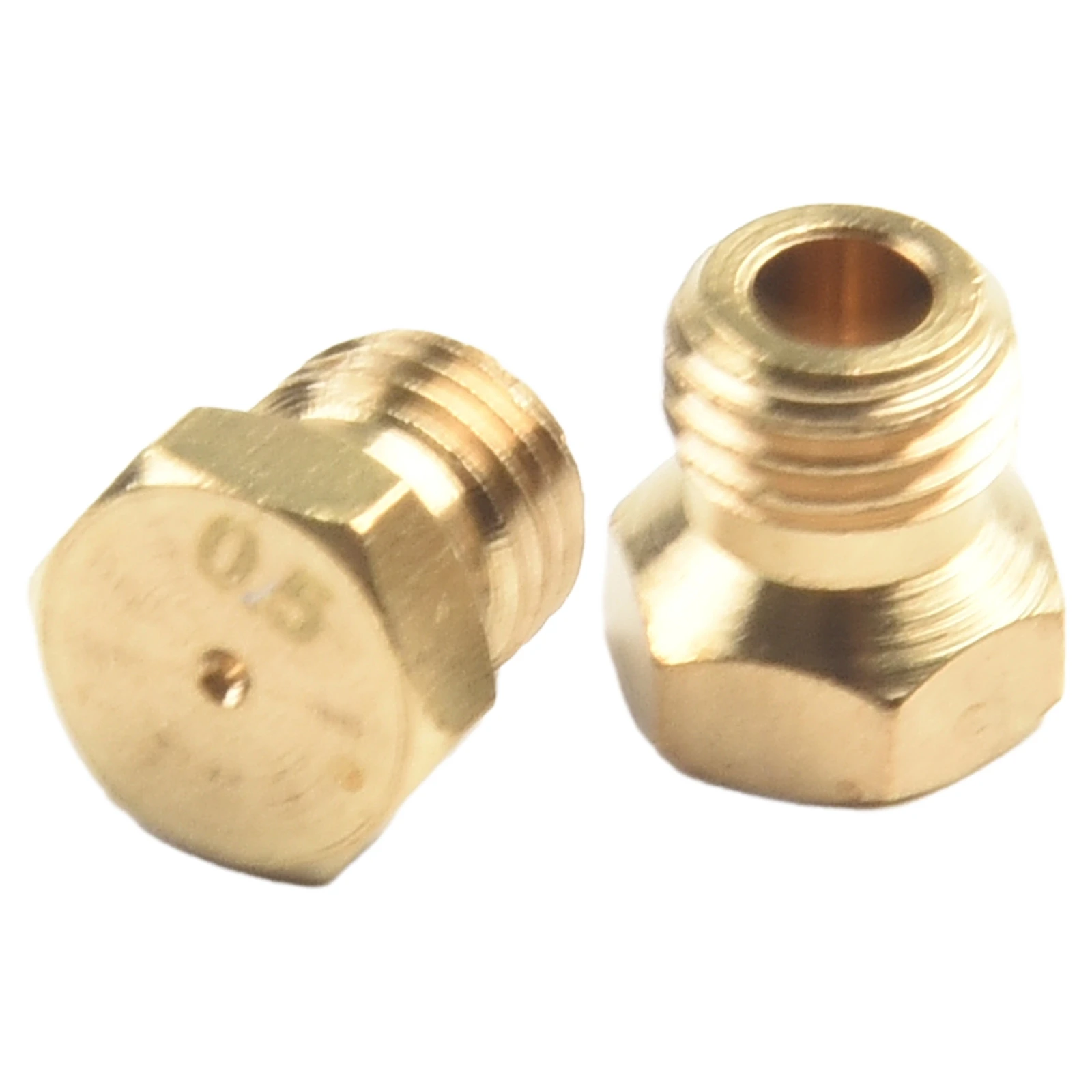 Brass Jet Nozzle Propano Burner Orifice Kit, Grill Peças de Reposição, LP Gás Fogão Ferramenta Peças, M6 x 0,75mm, 20Pcs