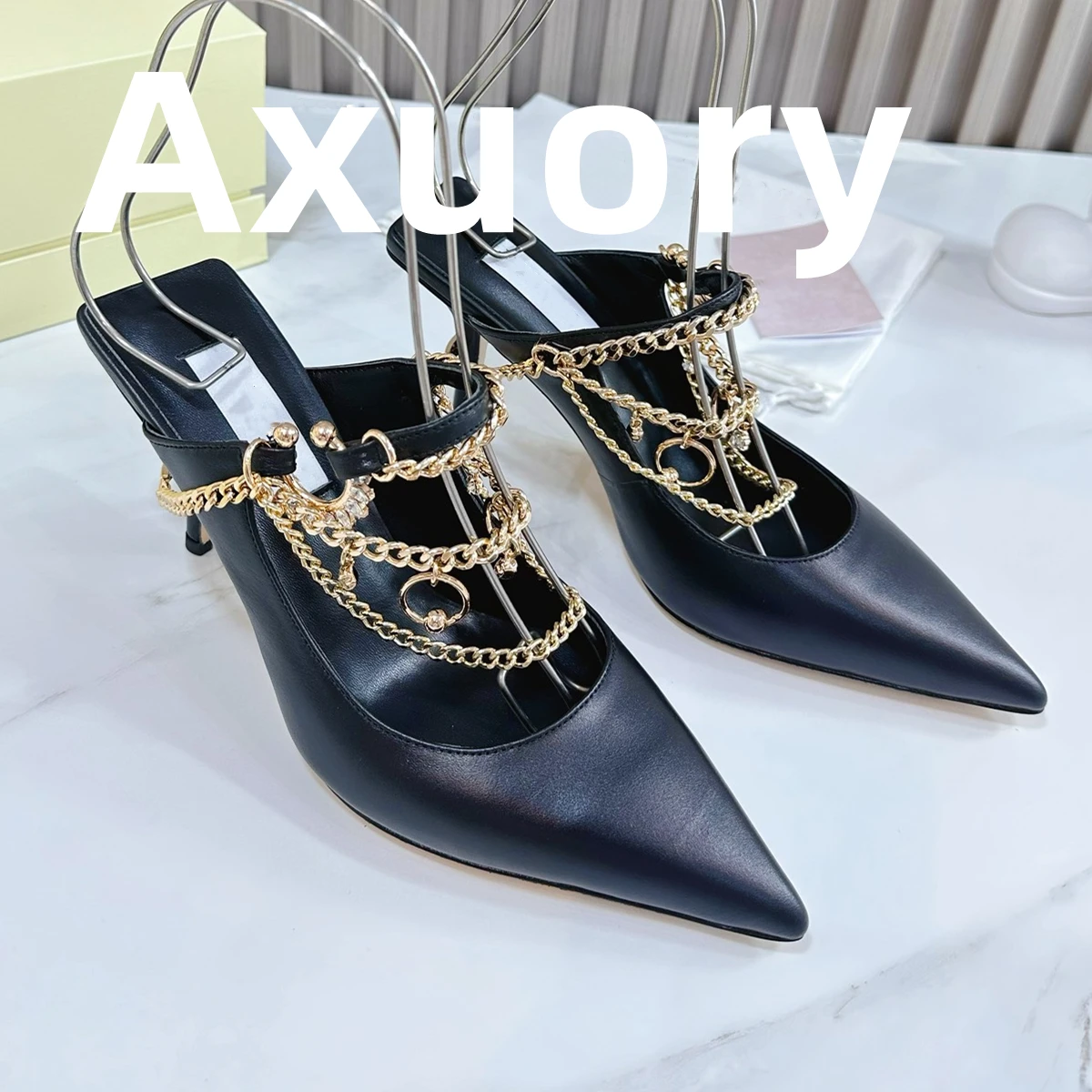 

2024 New Women's Summer high heels Pointed design BRIDAL SHOES Solid Color Leather upper Fine Heel Design Dinner Ball