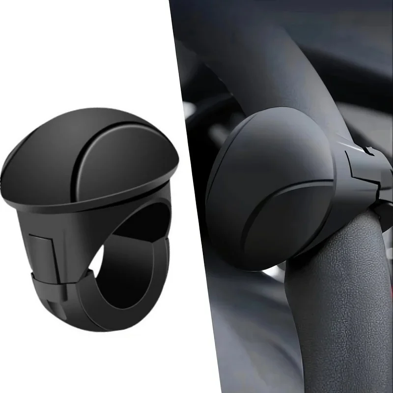 

Силиконовая ручка рулевого колеса Easy-Grip 360° ° Гладкое вращение Работа одной рукой со встроенным металлическим подшипником и нескользящей ручкой