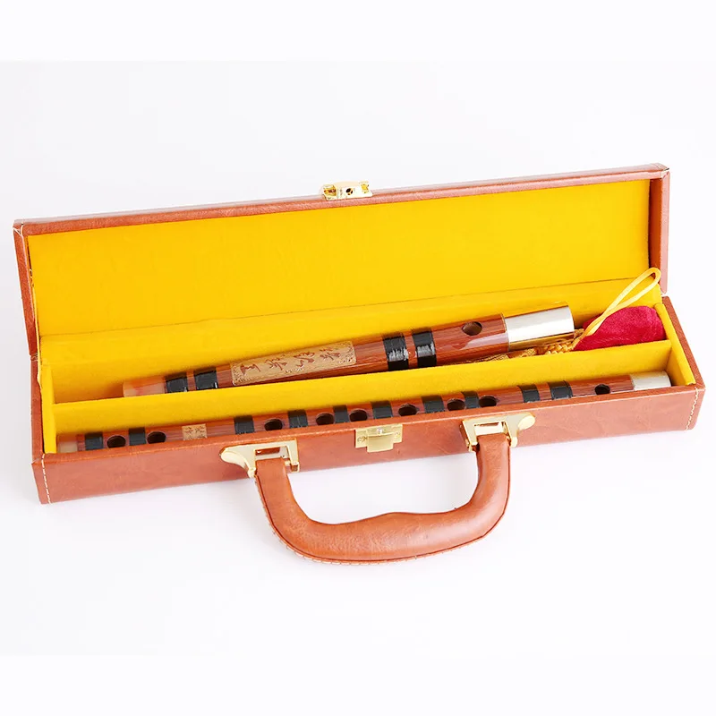 Trend 2024 Portable Flute Box Pu Leather Storage Box Universal Thickened Lining Waterproof Handheld Saxophone Instruments Case