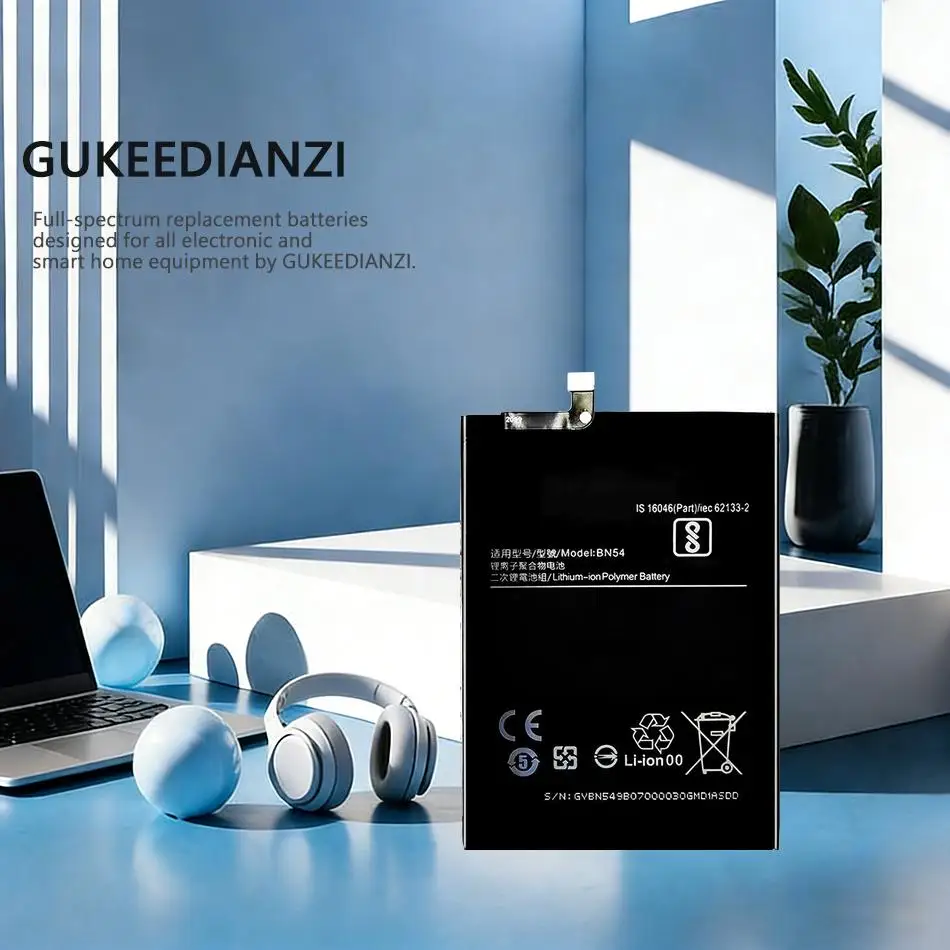 

Аккумулятор для мобильного телефона высокой производительности 5020 мАч для Xiaomi Redmi Note 9 5G 10X 4G BN54 Note9