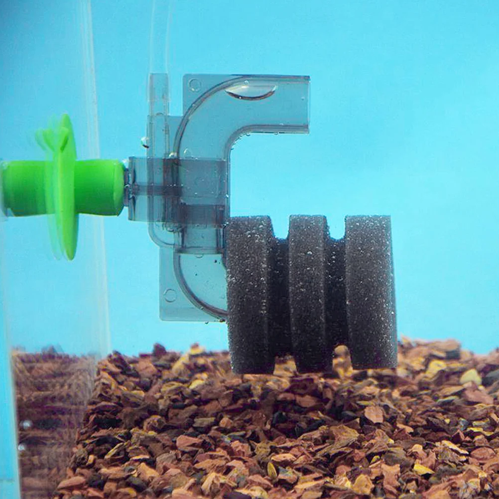 

2Pcs Mini Fish Tank Sponge Filter Oxygen Aquarium Filter Durable Quiet Water Filtration for Small Fish Betta Shrimp