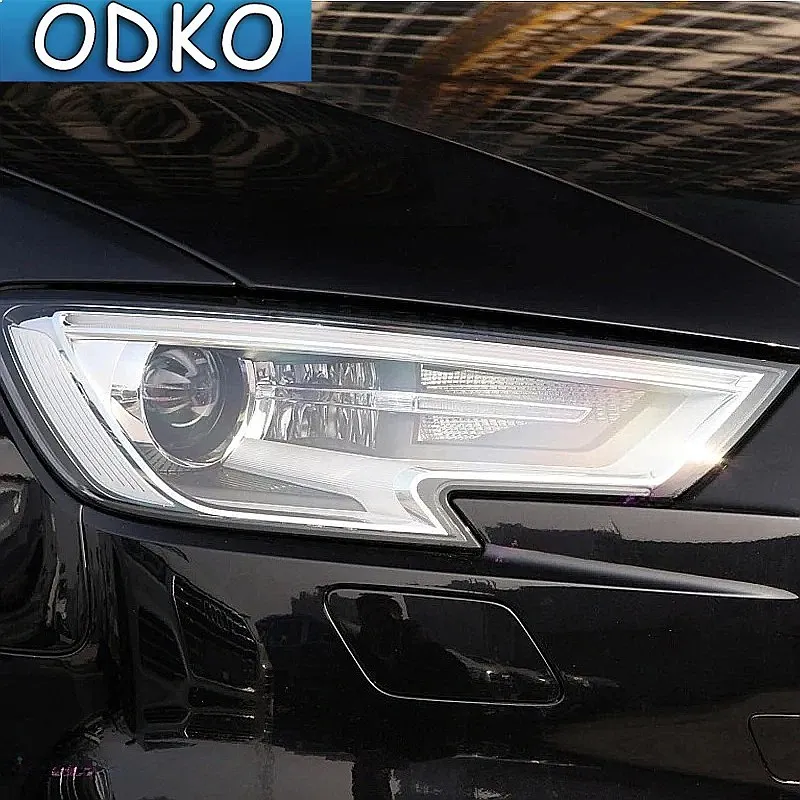 Car Headlight Tint Black Protective Film Protection Transparent TPU Stickers For Audi A3 S3 RS3  14-16 17-20 21-On  Sportback