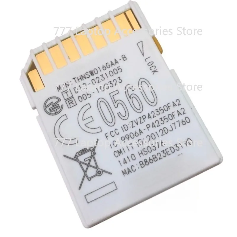 16GB  For Toshiba FlashAir Wireless LAN Wi-Fi SD Card SDHC Class 10 W-02 Used