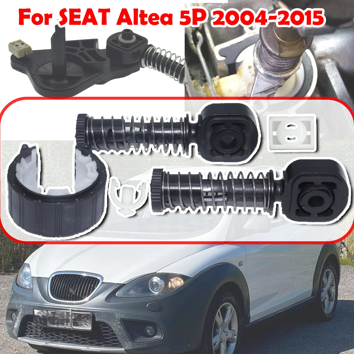 

For SEAT Altea 5P 2004-2015 Manual Shifter Repair Kit Selector Sliding Shoe Gearbox Enhance Shifter Lever Selector linkage End