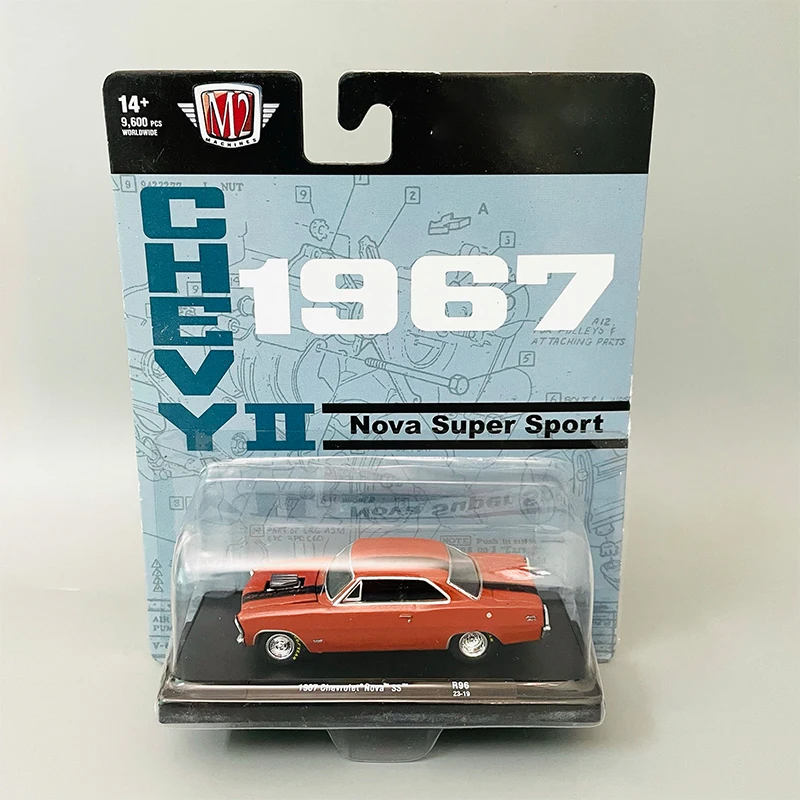 M2 1/64 Proportion Alloy Die-Casting Retro Sports Car Model Collectible Toy Gift for Car Enthusiasts