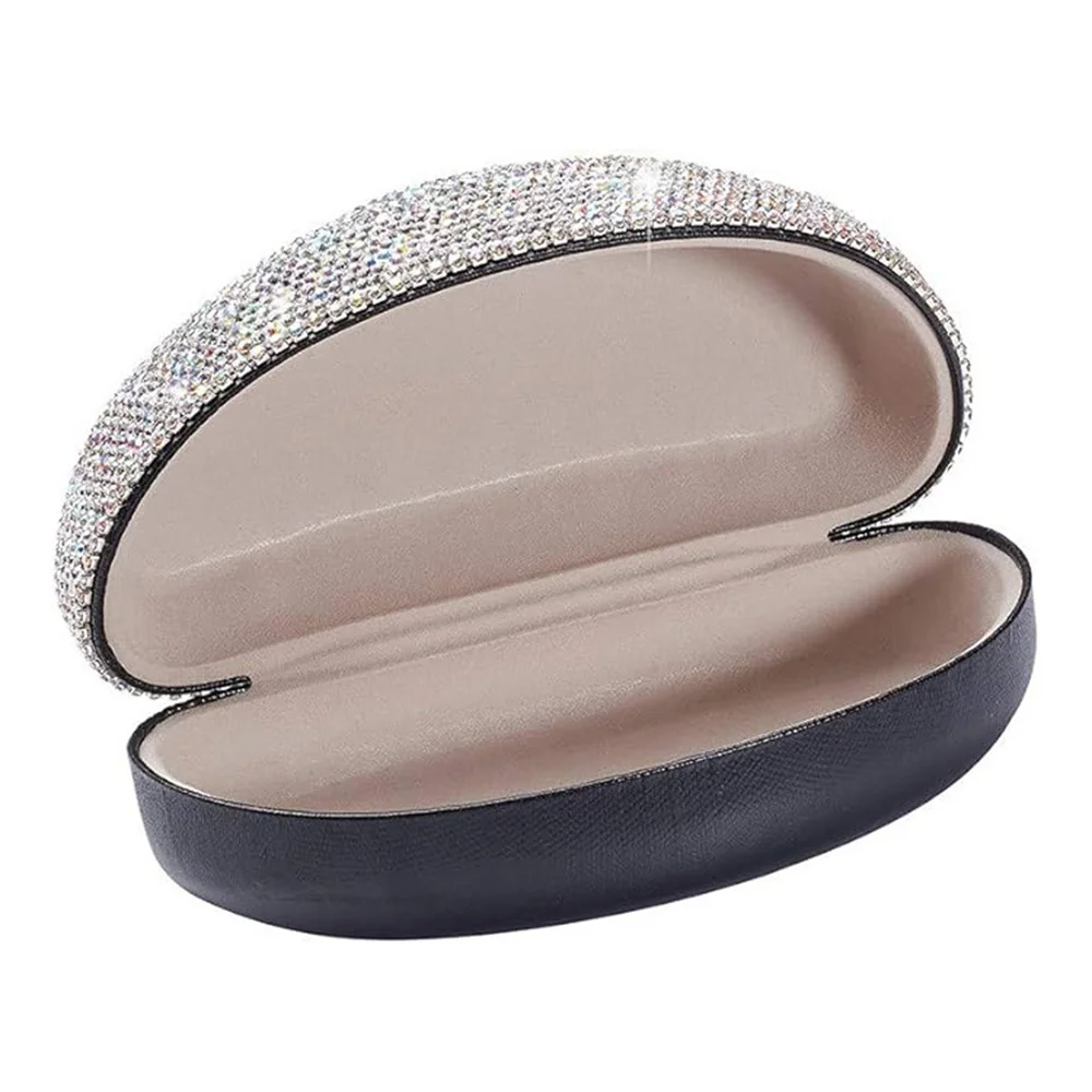 Diamond Glitter Luxury Glasses Case Sparkling Rhinestones High Grade Sunglasses Box Bling Crystal Eyeglasses Storage Container