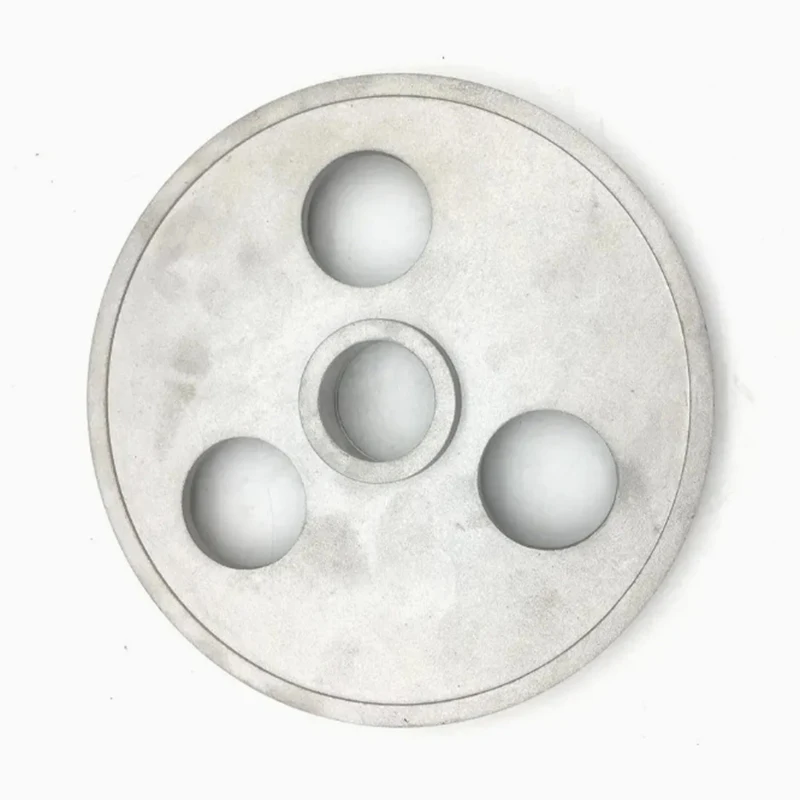 

CNC machined aluminum alloy / cast iron machined pulley / flange equipment transmission connection components