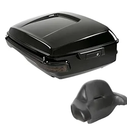 Waterproof ABS King Tour Pak Pack Top Box Case for Harley Davidson Touring Road King Street Ultra Electra Glide 2009-2026