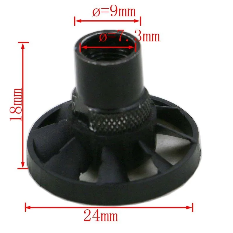 Dust Blowing Nut Electric Grinding Fan Dust Blowing Impeller Sandwich Locking Nut 8x0.75 Electric Grinding Machine Accessories