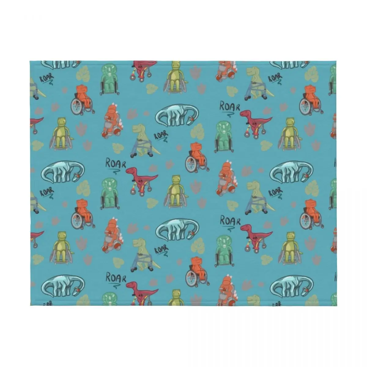 دينوس مع تصميم بطانية جهاز التنقل رمي بطانية منقوشة على أريكة مانغا أشعث بطانيات رمي كبيرة جدًا #2