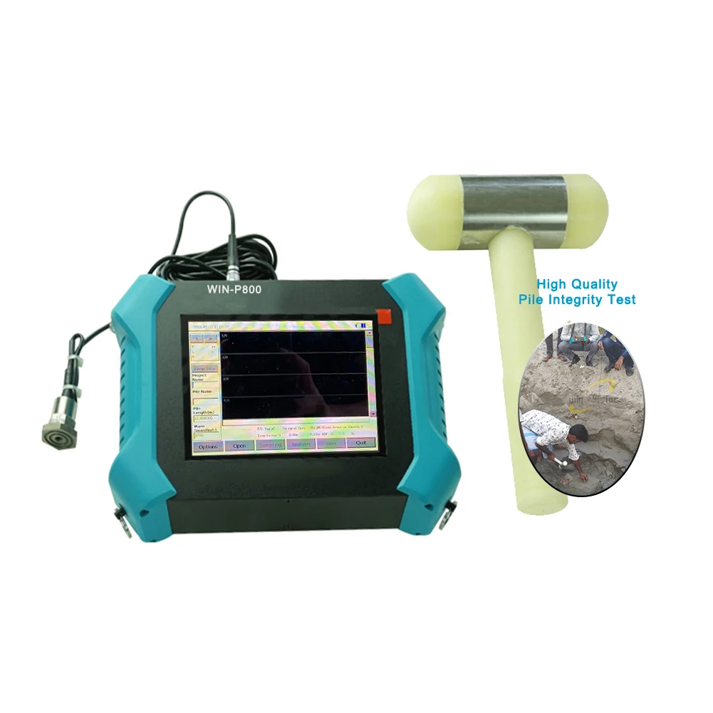 Innovative Low Strain Pile Integrity Tester For Advanced Evaluation