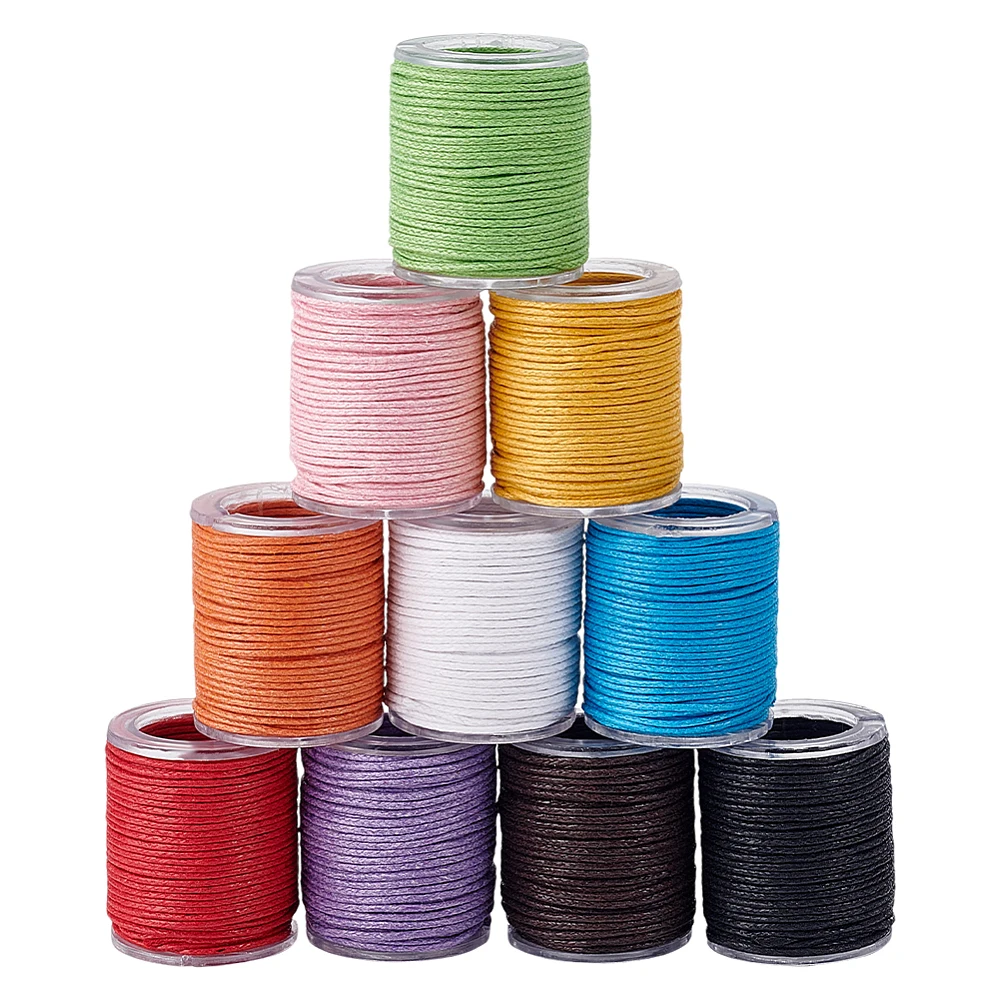 

1 комплект, 10 рулонов, 10 цветов, нейлоновый шнур для вязания китайских узлов, смешанные цвета, 1 мм, 1 рулон/цвет