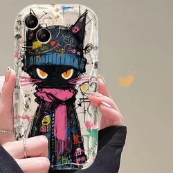 Graffiti Cat Dog Tpu Case For Honor X8A X8 X7 X7A X6 X6S X6A X6B X7B X8B X9B X9 9X Honor 20 50 200 70 90 Magic 6 Lite 4 Cover