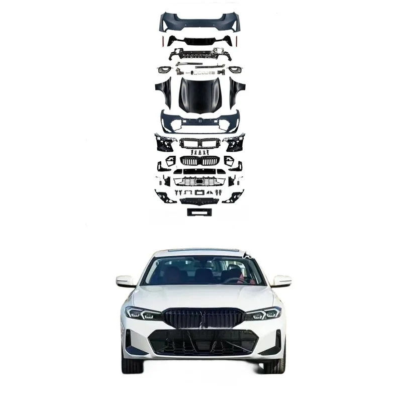 High Quality M-tech Style Body Kit Fit for F30 to G20 Old To New Upgrade Including Front Rear Bumper Side Skirt Exterior Tuning