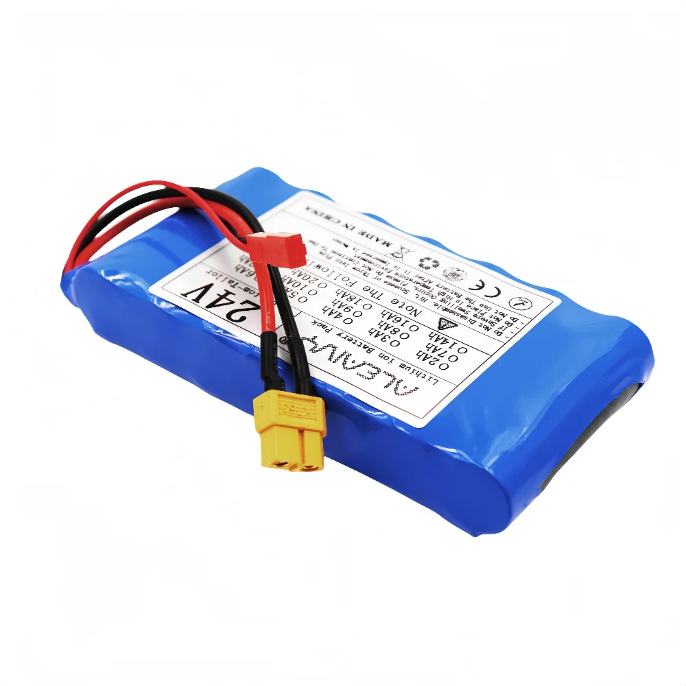 New 7S1P 24V 8000mAh18650 Lithium-ion Battery Pack Suitable for Scooters, Toys, and Bicycles with Built-in BMS and Charger