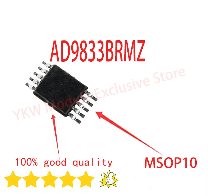Brand New Original AD9833 AD9833BRMZ Original and authentic products encapsulation:MSOP10