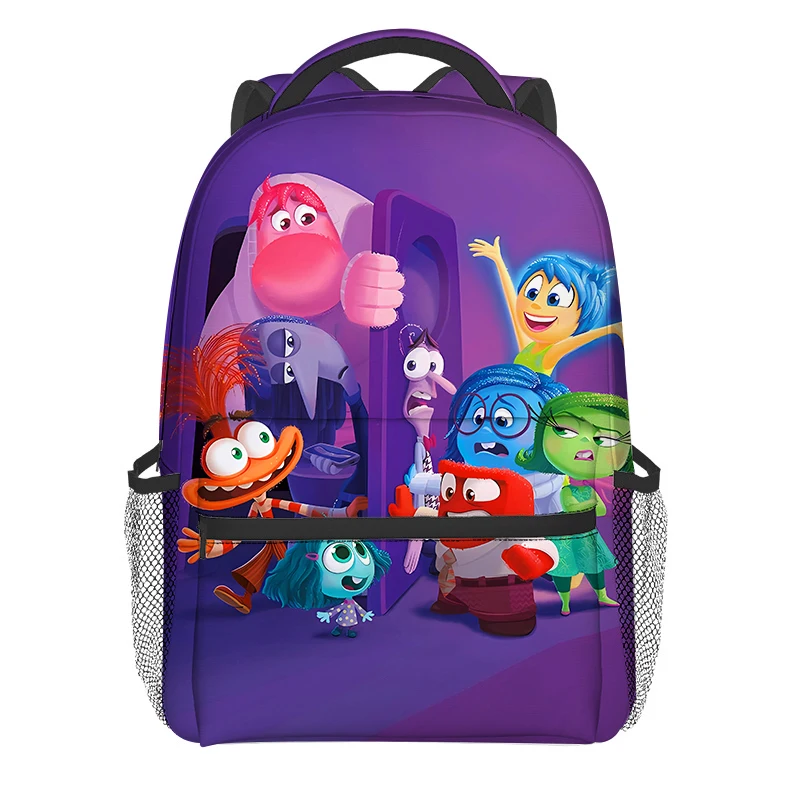 Disney Inside Out 2 3D Printed Backpack Kids Anime Cute Schoolbag Children Cartoon Fashion Back Pack Student Shoulders Bag Gifts