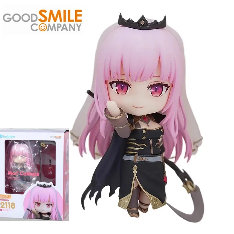 Good Smile Original Nendoroid Hololive Vtuber Anime Figure Mori Calliope 2118 Joints Movable Action Figure Toys For Kids Gift