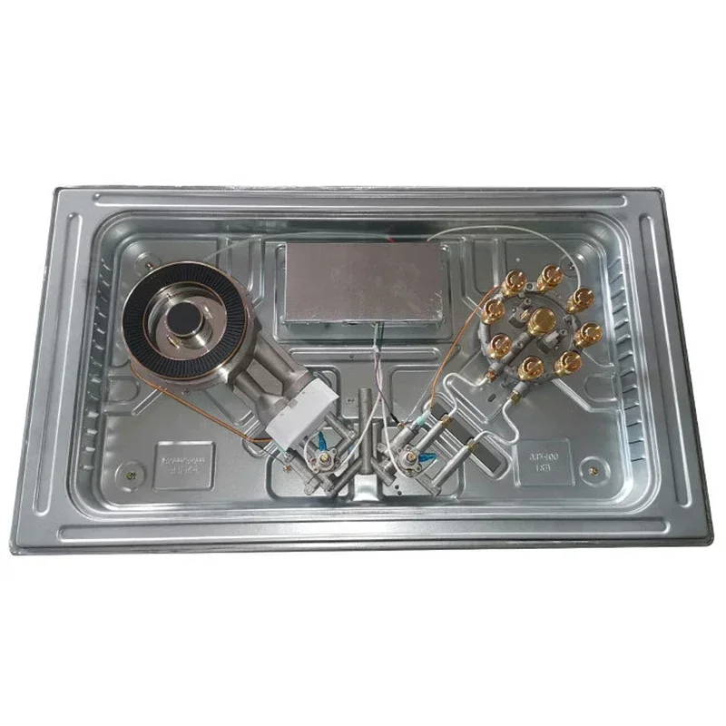 220v Home Household Stainless Steel Energy-Saving Gas Stove Mandarin Duck Fierce Fire Double Natural Gas Stove Liquefied Gas St