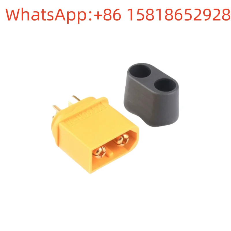 10pcs Amass XT60E-M/F Male and Female Connectors with Mounting Screw Holes, Hobby Model Plug for Li-Po Battery and Motor XT60H