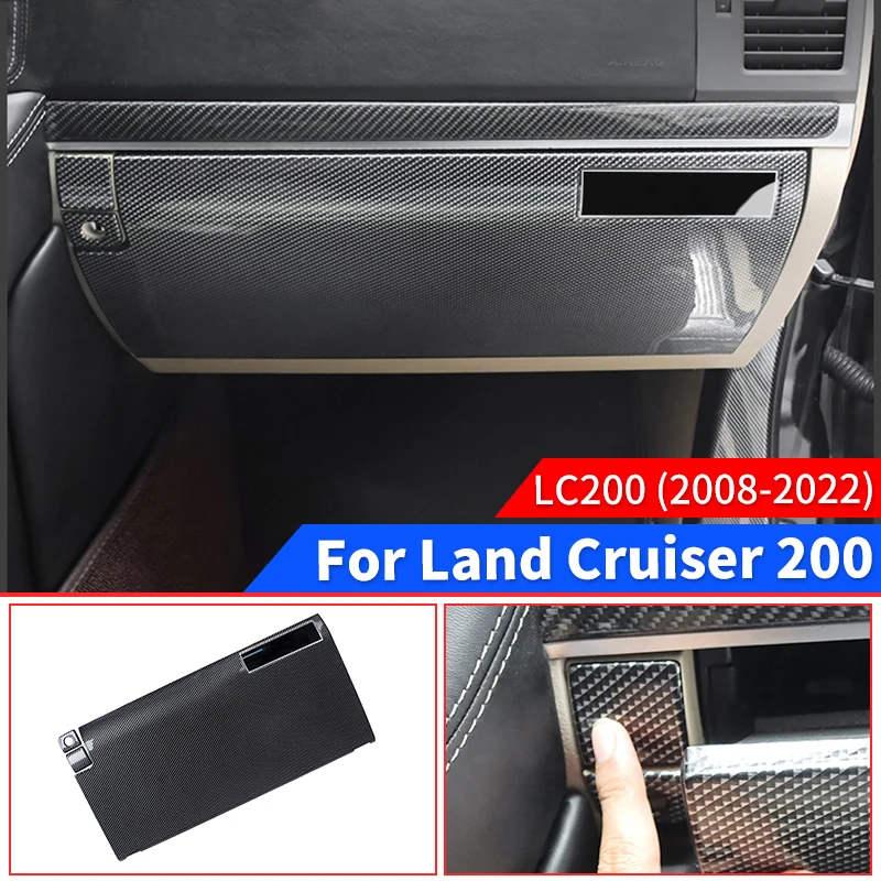 

For Toyota Land Cruiser 200 LC200 2008-2021 Anti-Kick Storage Box, ABS Anti-Scratch Co-Pilot Panel Custom Fit Interior Upgrade K