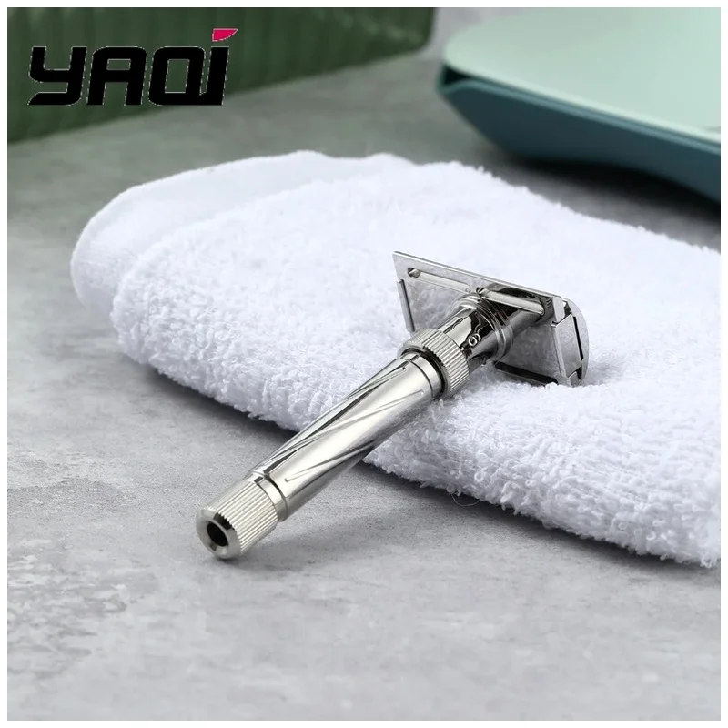 Yaqi Ultima Stainless Steel Adjustable Mens Safety Razor Beard Shaver 2026