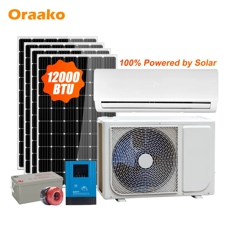 Oraako Solar Window Wall Split Air Cooler Solar Powered Air Conditioner Price Solar Air Conditioner Off Grid