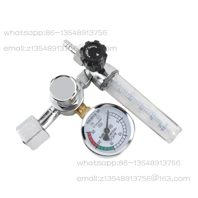 Meter 0-25Mpa Argon Regulator CO2 Mig Tig -Meter Gas-Regulators Flowmeter Welding Weld Gauge Pressure Reducer Flowmeter