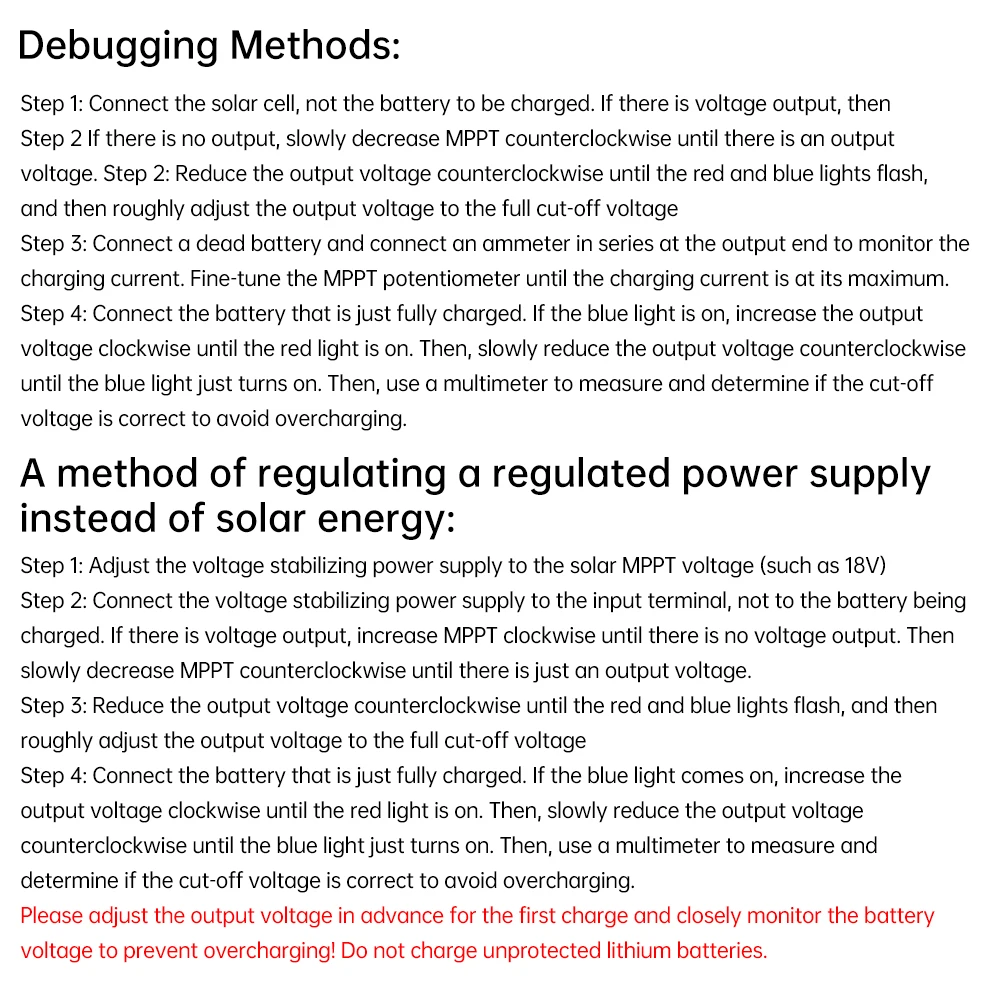 DC 8-28V 5A MPPT Solar Panel Regler Controller Solar Lade Bedienfeld 100W Batterie Laden 9V 12V 24V Auto Schalter – Detail 9
