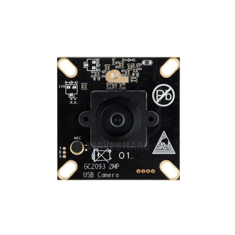 GC2093 2MP USB 카메라 모듈 와이드 다이나믹 백라이트 이미징 고정 초점 온보드 마이크