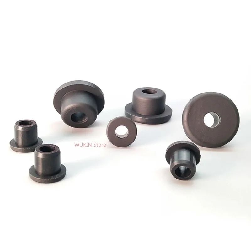 Black Silicone Rubber Grommets T-shaped Through Hole Inserts Plug Bungs Bushing Washer Wire Cable Protect 5mm to 33.3mm image 4