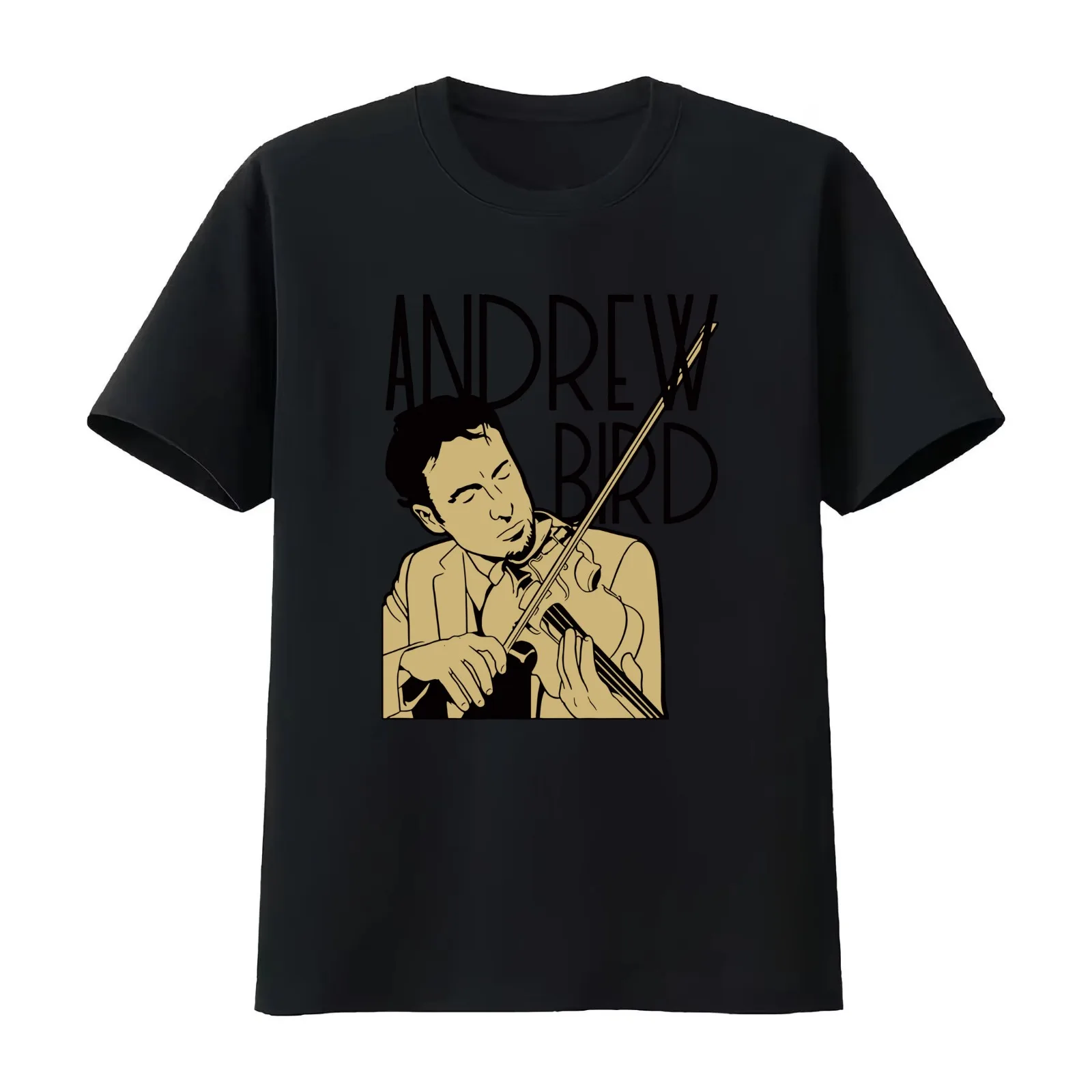 Andrew Bird T-Shirt Summer Casual Cotton Tee Oversized Streetwear Tops Vintage Graphic Print Loose Fit Short Sleeve