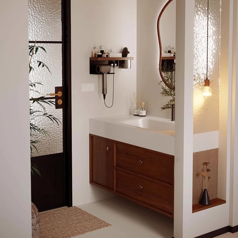 Sink With Cabinet Bathroom Mirrors With Wardrobe Space Saving Cabinets Small Storage Furniture Washing Machine Armoire Stand