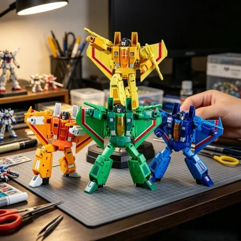 Précommande Figurine Anime SS86 G1 Thundercracker KO Transformation Starscream Skywarp Figurines d'action Modèle de collection Jouet Cadeau